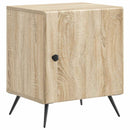 Natskab 2 pcs Sonoma-eg 43 x 34,5 x 50 cm Konstrueret træ