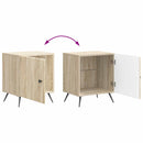 Natskab 2 pcs Sonoma-eg 43 x 34,5 x 50 cm Konstrueret træ