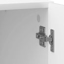 Natskab 2 pcs Hvid højglans 43 x 34,5 x 50 cm Konstrueret træ