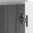 Natskab 2 pcs Grå sonoma-eg 43 x 34,5 x 50 cm Konstrueret træ