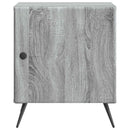 Natskab 2 pcs Grå sonoma-eg 43 x 34,5 x 50 cm Konstrueret træ