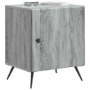 Natskab 2 pcs Grå sonoma-eg 43 x 34,5 x 50 cm Konstrueret træ