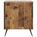 Natskab 2 pcs Gammelt træ 43 x 34,5 x 50 cm Konstrueret træ