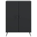 Sideboard Sort 66 x 34,5 x 90 cm Konstrueret træ