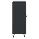 Sideboard Sort 66 x 34,5 x 90 cm Konstrueret træ