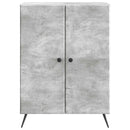 Sideboard Betongrå 66 x 34,5 x 90 cm Konstrueret træ