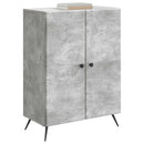 Sideboard Betongrå 66 x 34,5 x 90 cm Konstrueret træ