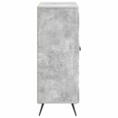 Sideboard Betongrå 66 x 34,5 x 90 cm Konstrueret træ