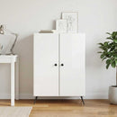 Sideboard Hvid højglans 66 x 34,5 x 90 cm Konstrueret træ
