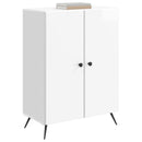 Sideboard Hvid højglans 66 x 34,5 x 90 cm Konstrueret træ