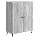 Sideboard Grå sonoma-eg 66 x 34,5 x 90 cm Konstrueret træ