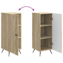 Sideboard Sonoma-eg 33 x 34,5 x 90 cm Konstrueret træ