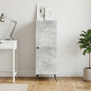Sideboard Betongrå 33 x 34,5 x 90 cm Konstrueret træ