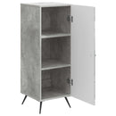 Sideboard Betongrå 33 x 34,5 x 90 cm Konstrueret træ