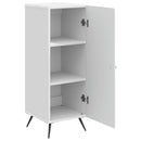 Sideboard Hvid højglans 33 x 34,5 x 90 cm Konstrueret træ