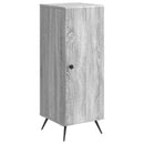 Sideboard Grå sonoma-eg 33 x 34,5 x 90 cm Konstrueret træ