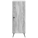 Sideboard Grå sonoma-eg 33 x 34,5 x 90 cm Konstrueret træ