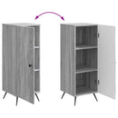 Sideboard Grå sonoma-eg 33 x 34,5 x 90 cm Konstrueret træ