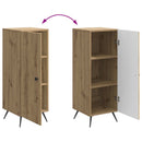 Sideboard Artisan-eg 33 x 34,5 x 90 cm Konstrueret træ