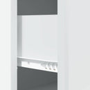 Skuffeskab Hvid 66 x 34,5 x 90 cm Konstrueret træ