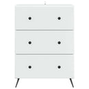 Skuffeskab Hvid 66 x 34,5 x 90 cm Konstrueret træ