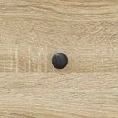 Skuffeskab Sonoma-eg 66 x 34,5 x 90 cm Konstrueret træ