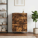 Skuffeskab Røget eg 66 x 34,5 x 90 cm Konstrueret træ