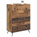 Skuffeskab Gammelt træ 66 x 34,5 x 90 cm Konstrueret træ