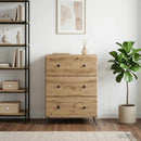 Skuffeskab 66 x 34,5 x 90 cm Konstrueret træ Artisan-eg