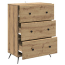 Skuffeskab 66 x 34,5 x 90 cm Konstrueret træ Artisan-eg