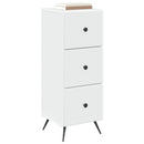 Skuffeskab Hvid 33 x 34,5 x 90 cm Konstrueret træ