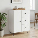 Sideboard Hvid 66 x 34,5 x 90 cm Konstrueret træ