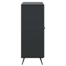 Sideboard med skuffe Sort 66 x 34,5 x 90 cm Konstrueret træ