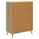 Sideboard Sonoma-eg 66 x 34,5 x 90 cm Konstrueret træ