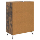 Sideboard med skuffe Røget eg 66 x 34,5 x 90 cm Konstrueret træ