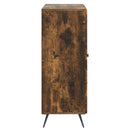 Sideboard med skuffe Røget eg 66 x 34,5 x 90 cm Konstrueret træ