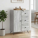 Sideboard Grå sonoma-eg 66 x 34,5 x 90 cm Konstrueret træ