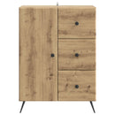 Sideboard Artisan-eg 66 x 34,5 x 90 cm Konstrueret træ