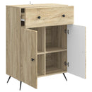 Sideboard Sonoma-eg 66 x 34,5 x 90 cm Konstrueret træ