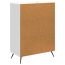 Sideboard Hvid højglans 66 x 34,5 x 90 cm Konstrueret træ