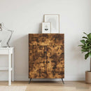 Sideboard med skuffe Røget eg 66 x 34,5 x 90 cm Konstrueret træ