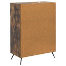 Sideboard med skuffe Røget eg 66 x 34,5 x 90 cm Konstrueret træ