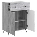 Sideboard Grå sonoma-eg 66 x 34,5 x 90 cm Konstrueret træ