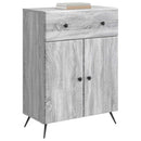 Sideboard Grå sonoma-eg 66 x 34,5 x 90 cm Konstrueret træ