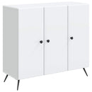 Sideboard Hvid 89 x 34,5 x 80 cm Konstrueret træ
