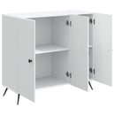 Sideboard Hvid 89 x 34,5 x 80 cm Konstrueret træ