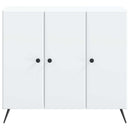 Sideboard Hvid 89 x 34,5 x 80 cm Konstrueret træ