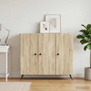 Sideboard Sonoma-eg 89 x 34,5 x 80 cm Konstrueret træ
