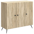Sideboard Sonoma-eg 89 x 34,5 x 80 cm Konstrueret træ