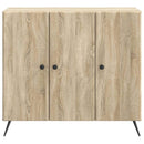 Sideboard Sonoma-eg 89 x 34,5 x 80 cm Konstrueret træ